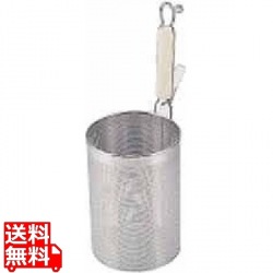 18-8 木柄パンチング スパゲッティてぼ M 業務用 写真1