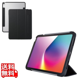 13インチiPad Air(M3/M2) フラップケース 薄型軽量 カラーエッジ 背面クリア 写真1