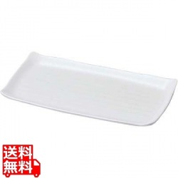 ニューホワイト 長角筋目皿 33cm 写真1