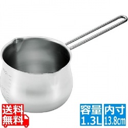 18-8目盛付ミルクパン1000ml ※ ガス火専用 写真1