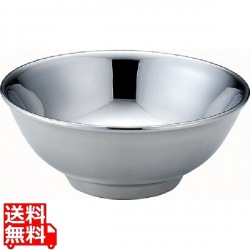 メタル丼 厚口タイプ ステンレスオールミラー磨き仕様 写真1