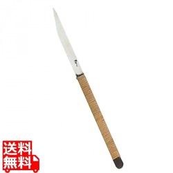 料理細工小刀 籐巻 直刃 右用 写真1