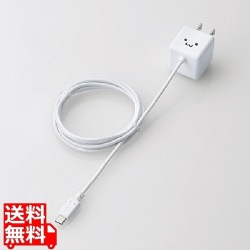 キューブ型AC充電器(スマホ用・1.8A) 写真1