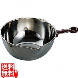 TKS18-8目盛付手付片口ボール15cm 写真1