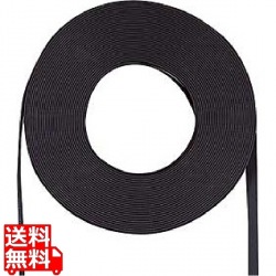 超フラットケーブルのみ(ブラック・100m) 写真1