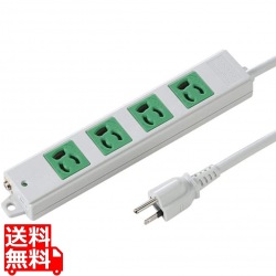 3P、3m、4個口タップ緑色(バックアップ用) 写真1