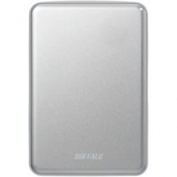 USB3.1(Gen.1)対応 アルミ素材&薄型ポータブルHDD 1TB シルバー 写真1