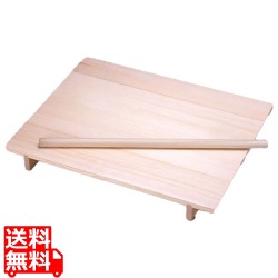 木製 のし板 めん棒付(桐材) 大 業務用 写真1