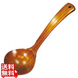 木製 お玉杓子(うるし塗り)大 写真1
