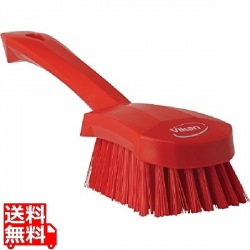 ヴァイカン ハンドル付ブラシ ハードタイプ 4192 レッド 写真1