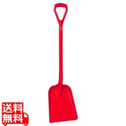 ヴァイカン PP 業務用 スコップ 56254 レッド 全長1110 写真1