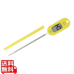 防水中心温度計 O-280 イエロー 写真1