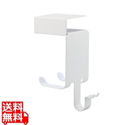 ドライヤーホルダー 掛け型 棚下フックタイプ ホワイト 写真1