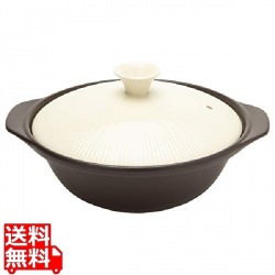 サーマテック 直火土鍋 9号 アイボリー TDF04 写真1