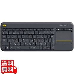 ワイヤレス タッチキーボード k400 Plus ブラック K400pBK 写真1