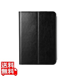 第6世代iPad mini マルチアングルレザーケース ブラック 写真1