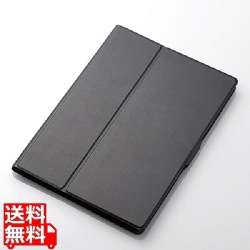 9.7インチ iPad 2018年モデル&2017年モデル/フラップカバー/ソフトレザー/フリーアングル/スリープ対応/ブラック 写真1