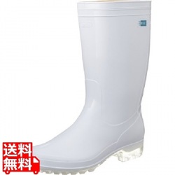 アキレス 長靴 タフテックホワイト62(透明底)白 23cm 写真1