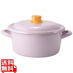 コットンプラス 両手鍋 20cm パープル CTP-20WPU 写真1