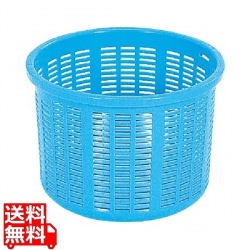 サンコー 万能バスケット 2型(浅型)ブルー PE 写真1