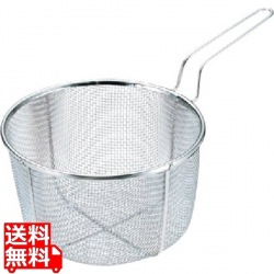 ThreeSnow TS 18-8 揚げものバスケット 22cm | 揚げ物 フライヤー用品 フライヤー バスケット 篭 カゴ かご キッチン用品 調理器具 調理道具 写真1