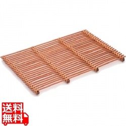 籐製 スカシスノコ 茶 16-839B 業務用 写真1
