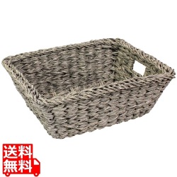 PE マルチバスケット 小 450×350×H150mm アッシュグレイ 91-441S 写真1