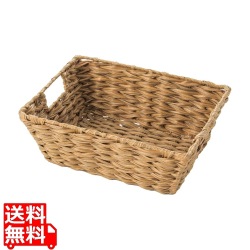 樹脂ウォーターヒヤシンスバスケット 91-445 キャラメル 写真1