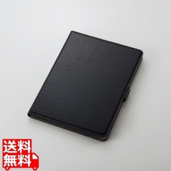 iPad 10.2 2019年モデル/フラップケース/ソフトレザー/360度回転/ブラック 写真1