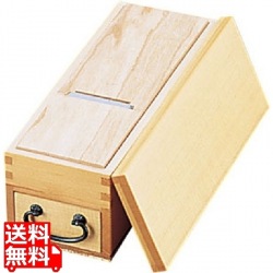 木製かつ箱(スプルス材) 小 写真1
