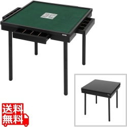 シークレット麻雀卓 ミドルタイプ ダイニングテーブル BMJ35M-BK 麻雀卓 麻雀  テーブル サイドテーブル 高さ72cm 写真1
