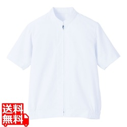 男女兼用半袖ジャンパー SZ422-W M (ホワイト) 写真1