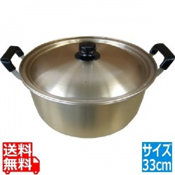 本蓚酸両手鍋33cm 業務用 写真1