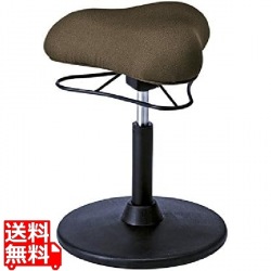 プロポーションスツール CH-800L ブラウン 宮武製作所 | 椅子 昇降式 回転座面 背筋 猫背 矯正  写真1