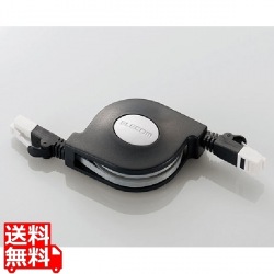 ツメ折れ防止巻取りLANケーブル(Cat6準拠) 写真1