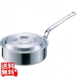 アルミDON片手浅型鍋 15cm ※ ガス火専用 写真1