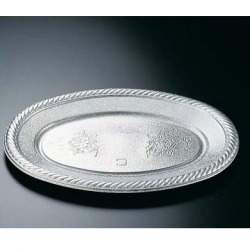 プラ 使い捨て小判皿 K-8(20枚入) 写真1