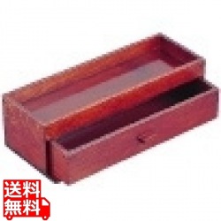 木製 カスター&箸箱 ブラウン 業務用 写真1