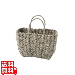 樹脂ウォーターヒヤシンス手提げバッグ アッシュグレー 写真1