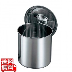 クローバー モリブデン 丸型キッチンポット 目盛付 14cm 手無 写真1