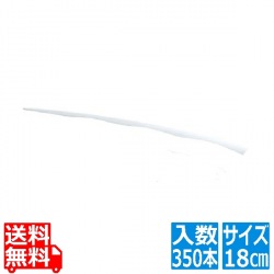 ピンチョスロング ホワイト 18cm(350本入)PLW18 6766400 写真1