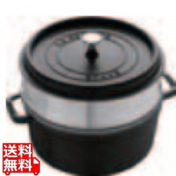 ストウブ ピコ・ココット スチーマーS ブラック 写真1