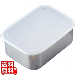 18-8 深型 キッチンバット 密閉蓋付 中(265×195) 写真1