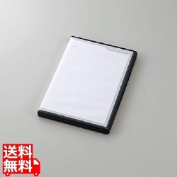 SDカードケース/トールケースタイプ/SD36枚+microSD36枚収納/インデックスカード/インデックスジャケット/ナンバリングシール/ブラック 写真1