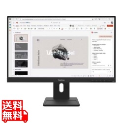 ThinkVision E22-40 (21.5型ワイド液晶ディスプレイ/1920x1080/VGA、HDMI、DP/ブラック/なし/3年間フル保証/広視野角IPSパネル採用) 写真1