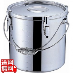 SAモリブデン 目盛付パッキン寸胴鍋 27cm(吊付) 写真1