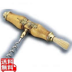 木柄コルクスクリュー No.5507 (ブラシ付) 写真1