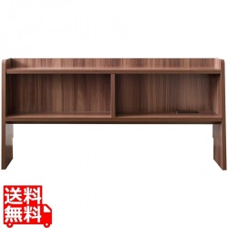 ヘッドボード 幅100 高さ50 HB-F1000 ブラウン 宮武製作所 | 寝室 ベッド 収納 コンセント シンプル 写真1