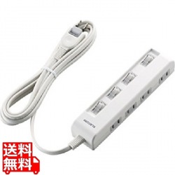 個別スイッチ付省エネタップ(横挿しタイプ) 写真1