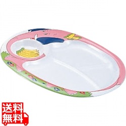 千羽鶴ぞうランチ皿L-4 写真1